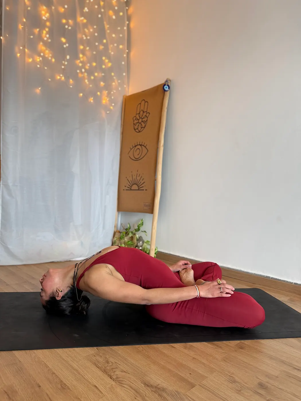 Posture d'équilibre au studio